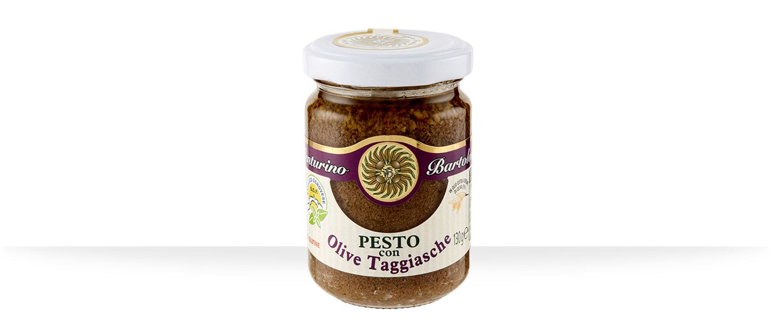 Pesto con basilico Genovese DOP e olive taggiasche