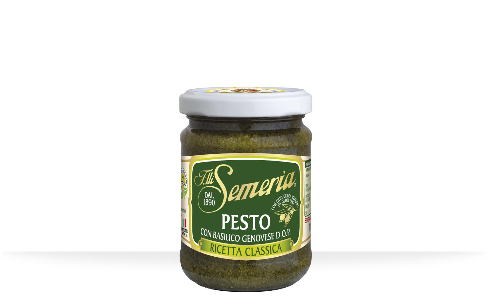 Pesto with basilico Genovese PDO - classic recipe